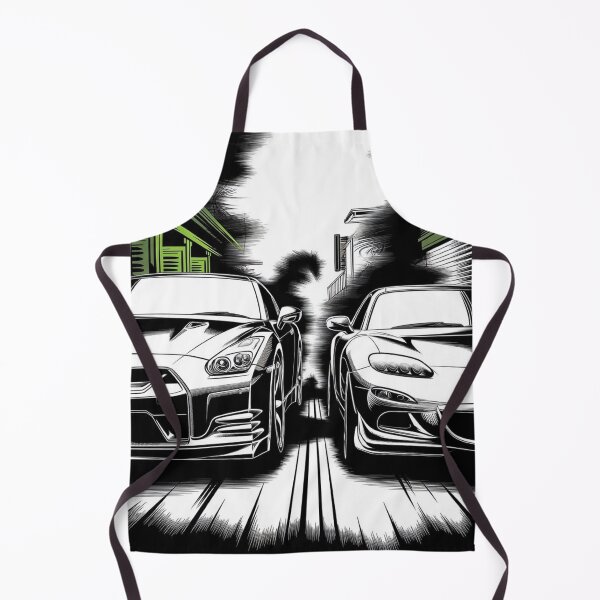 Item preview, Nissan GT-R and Mazda RX-7 designed and sold by mucho-de-todo.