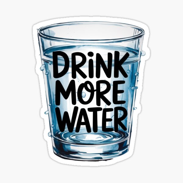 Artikel-Vorschau von Trinken Sie mehr Wasser, designt und verkauft von nimmitrends.