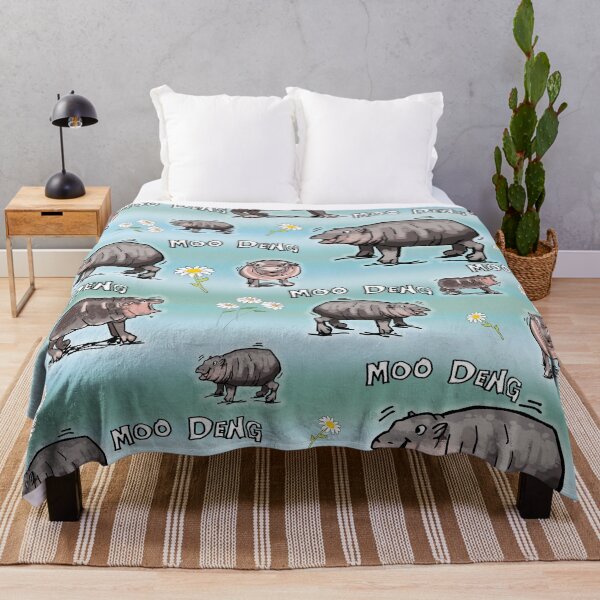 Item preview, Moo Deng - the pygmy hippo designed and sold by jennyjeffries.