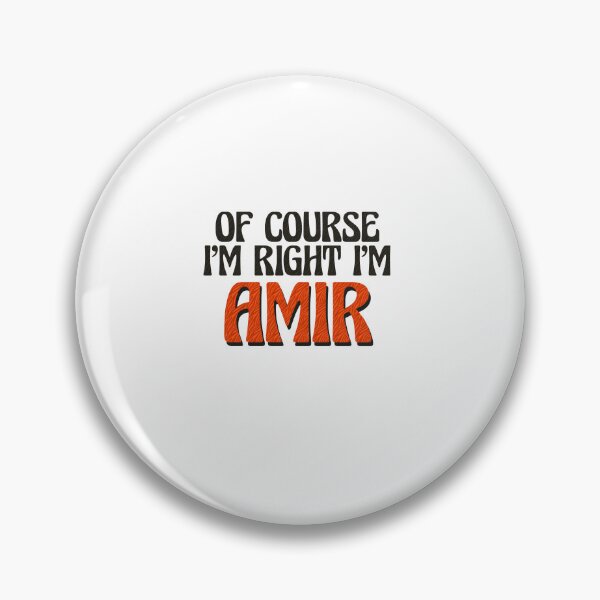 Item preview, Of Course I'm Right I'm Amir designed and sold by Watsonarts.