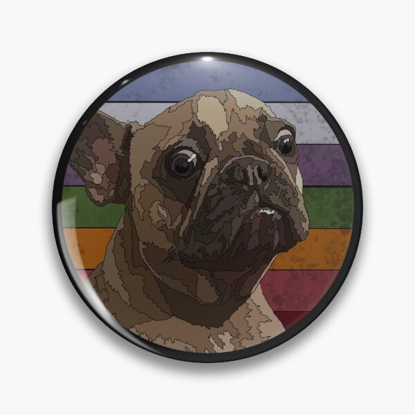 Artikelvorschau, Vintage Frenchie Hund entworfen und verkauft von Just-Arts-4U.