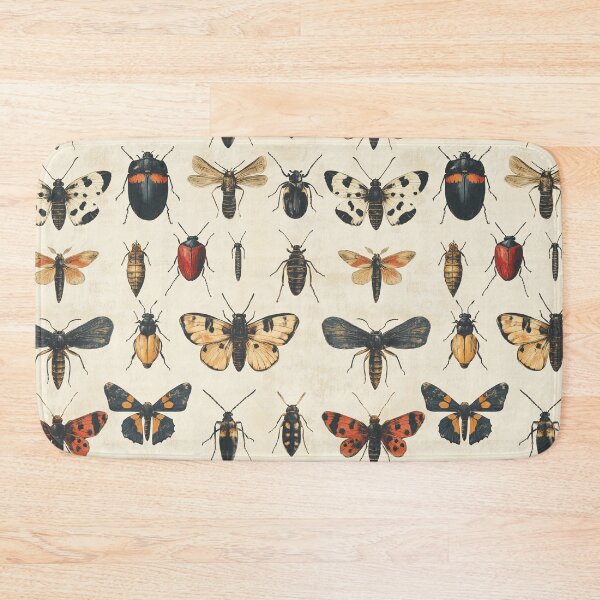Item preview, Vintage Insect Collection Seamless Pattern designed and sold by seelya83.
