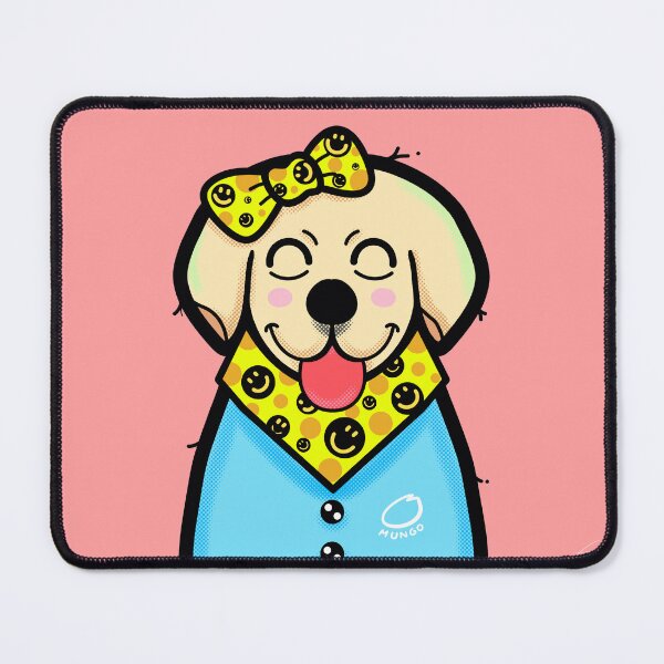 Item preview, "Happiness everyday" Labrador smiling with cute outfit designed and sold by tennstudio.