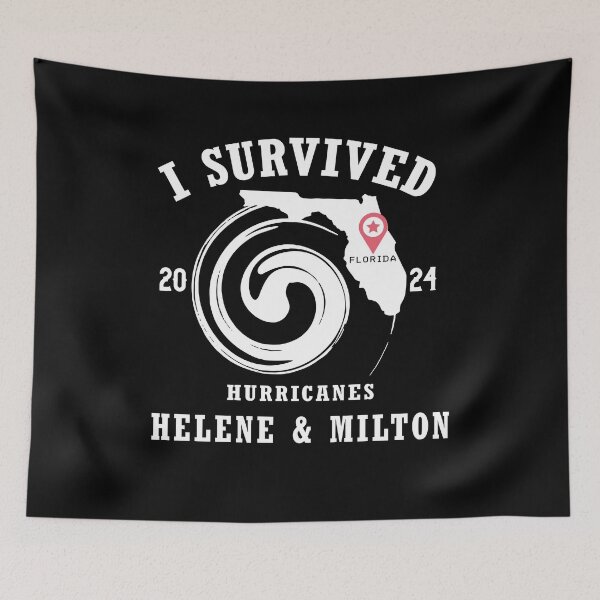Item preview, I Survived Hurricane Helene and Milton Survivor 2024 designed and sold by Arfurneauxt.