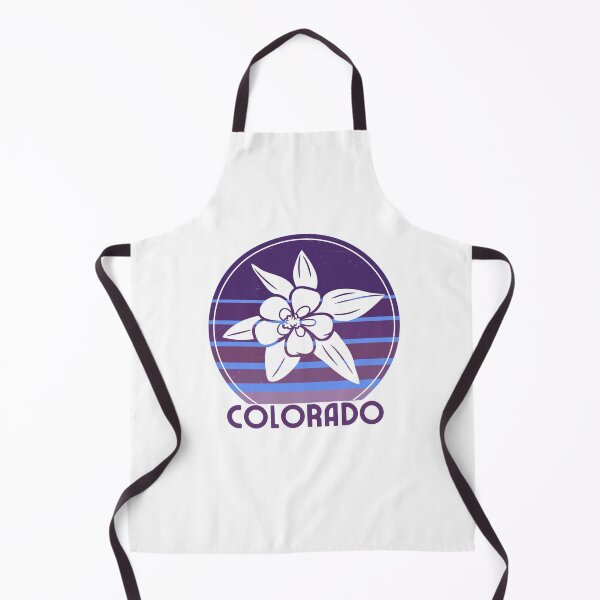 Artikelvorschau, Colorado Columbine State Flower Retro Regenbogen-klassisches T-Shirt Sticker entworfen und verkauft von ThinkNature!.
