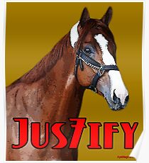 JUSTIFY: Portrait Poster