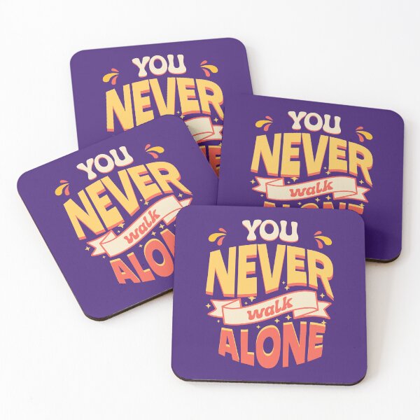 Item preview, BTS bangtan you never walk alone army typography Morcaworks designed and sold by Morcawork.