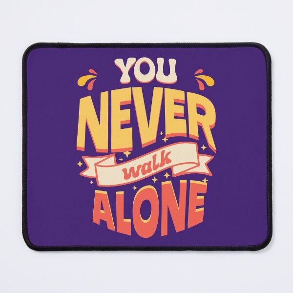 Item preview, BTS bangtan you never walk alone army typography Morcaworks designed and sold by Morcawork.