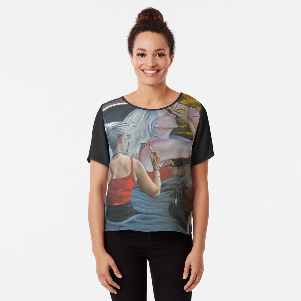 Item preview, Chiffon Top designed and sold by AvrilThomasart.