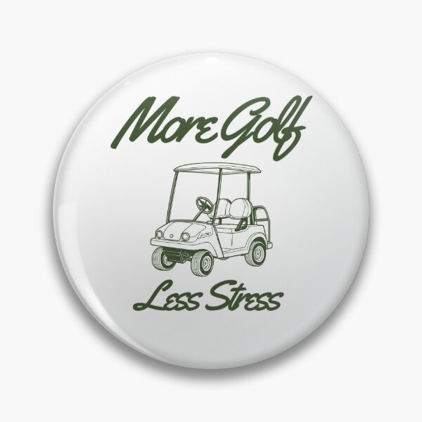 Aperçu de l'œuvre Plus de golf, moins de stress créée et vendue par EvieJsDesign.