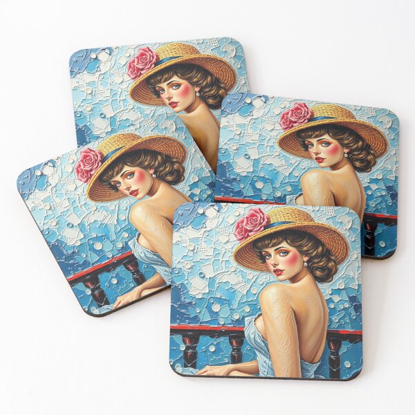 Item preview, Pin Up pattern #30 designed and sold by Kaleidoscope Print.
