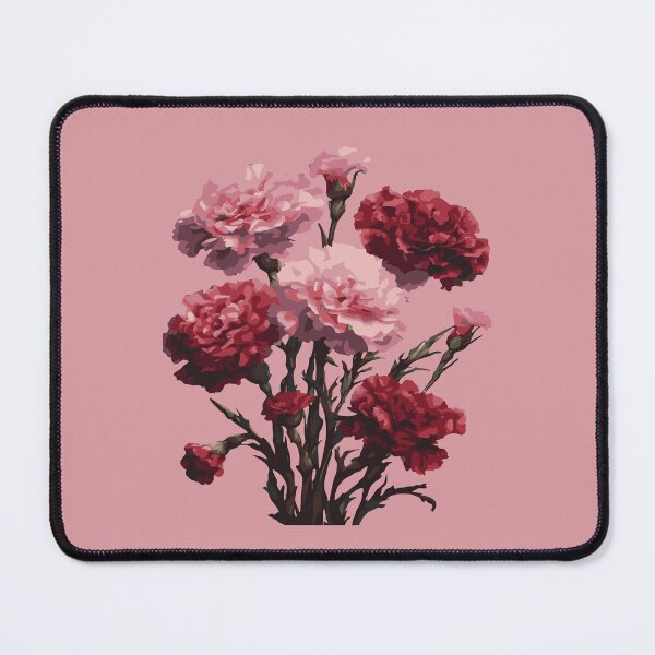 Item preview, Carnation Flowers Perfect Pinks Botanical Design designed and sold by taiche.