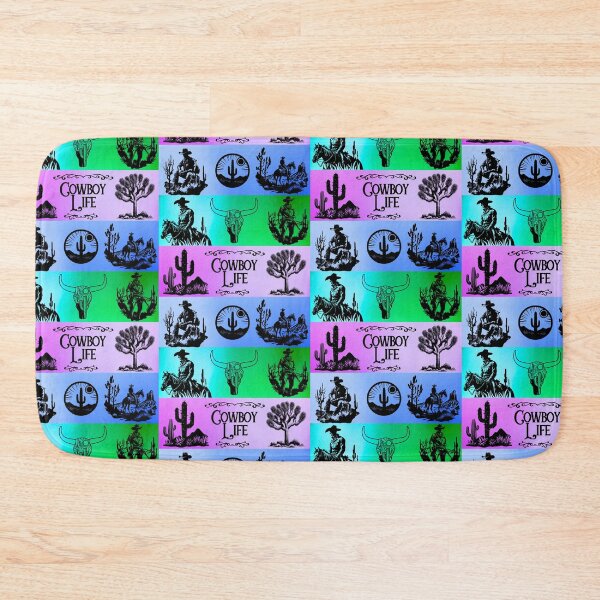 Item preview, Cowboy Life Pop Art Silhouette: Vibrant Western Iconography designed and sold by Fredster1966.