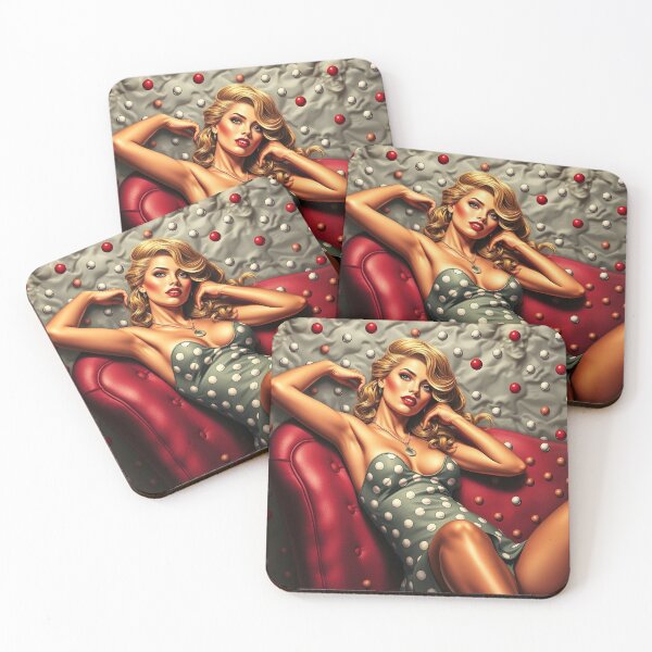Item preview, Pin Up pattern #34 designed and sold by Kaleidoscope Print.