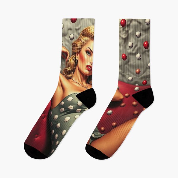 Item preview, Pin Up pattern #34 designed and sold by Kaleidoscope Print.