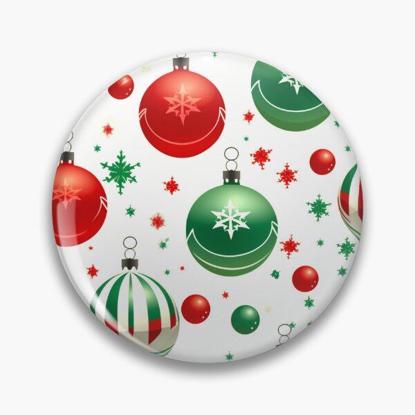 Item preview, Christmas Tree Red And Green Ornaments Holiday Pattern designed and sold by DEC02.