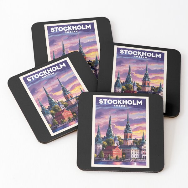 Item preview, Stockholm (Sweden), Travel Art designed and sold by PinkandP.