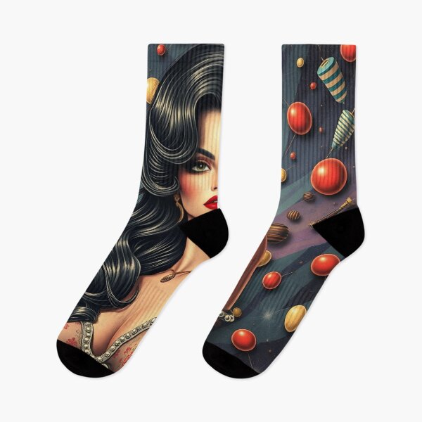 Item preview, Pin Up pattern #38 designed and sold by Kaleidoscope Print.