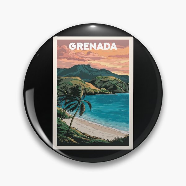 Item preview, Grenada, Travel Art designed and sold by PinkandP.