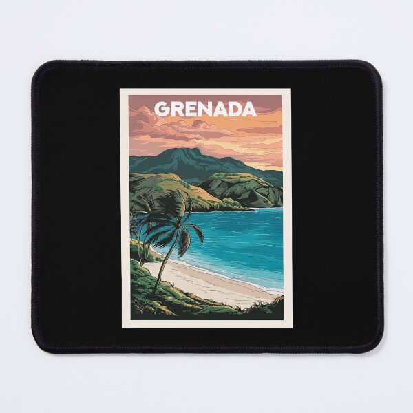 Item preview, Grenada, Travel Art designed and sold by PinkandP.