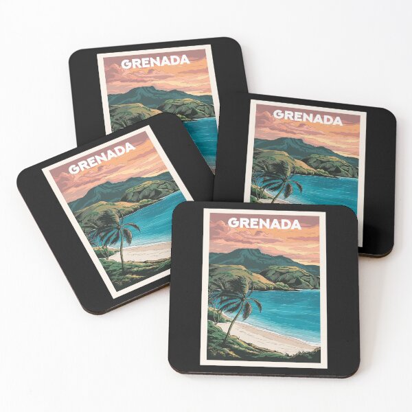 Item preview, Grenada, Travel Art designed and sold by PinkandP.