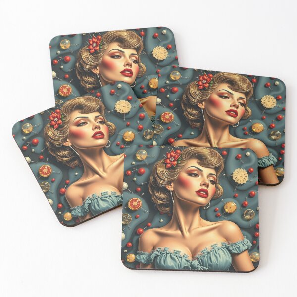 Item preview, Pin Up pattern #39 designed and sold by Kaleidoscope Print.
