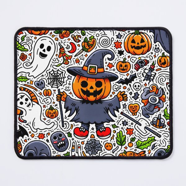 Item preview, Spooky Halloween Doodle Mix designed and sold by Thai Vibe Studio.