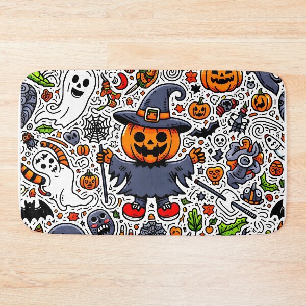 Item preview, Spooky Halloween Doodle Mix designed and sold by Thai Vibe Studio.