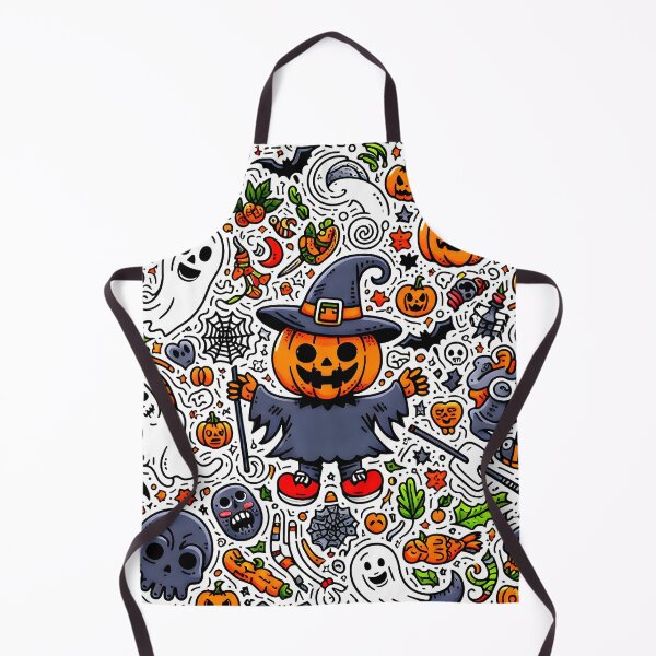 Item preview, Spooky Halloween Doodle Mix designed and sold by Thai Vibe Studio.