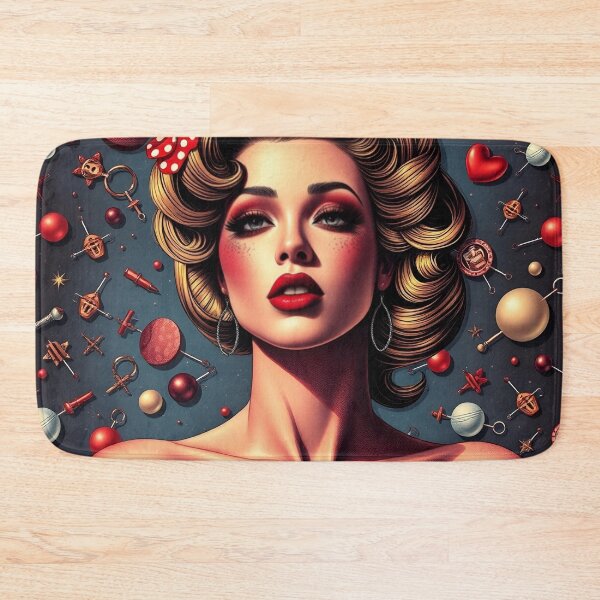 Item preview, Pin Up pattern #41 designed and sold by Kaleidoscope Print.