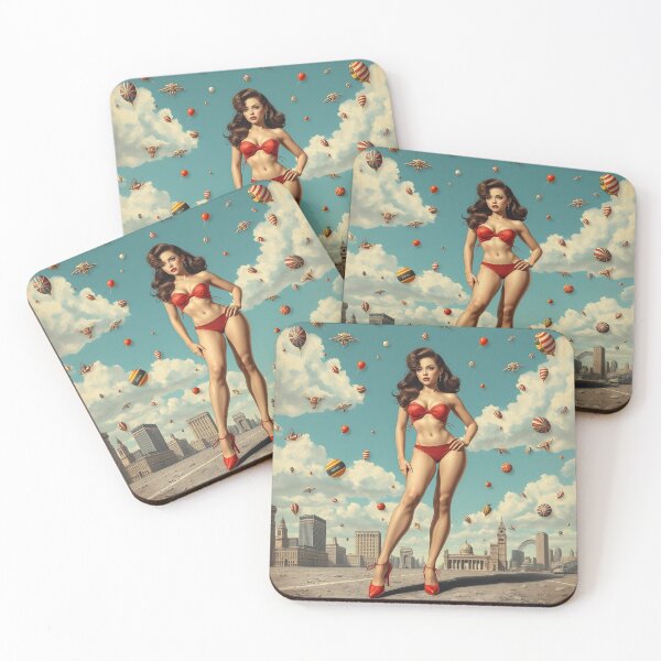 Item preview, Pin Up pattern #42 designed and sold by Kaleidoscope Print.