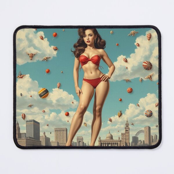 Item preview, Pin Up pattern #42 designed and sold by Kaleidoscope Print.