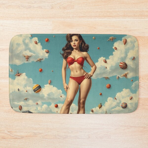 Item preview, Pin Up pattern #42 designed and sold by Kaleidoscope Print.