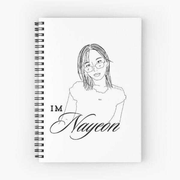 Item preview, Nayeon - Black Lineart w/ name designed and sold by itsaiaaa.