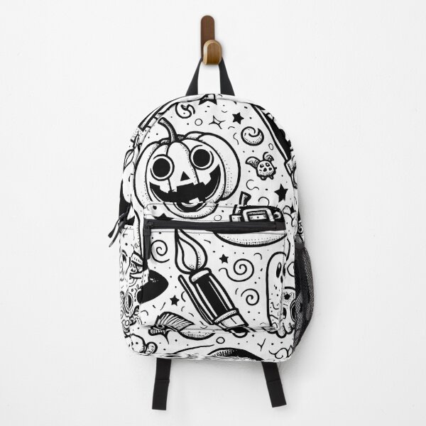 Item preview, Spooky Halloween Doodle Art designed and sold by Thai Vibe Studio.