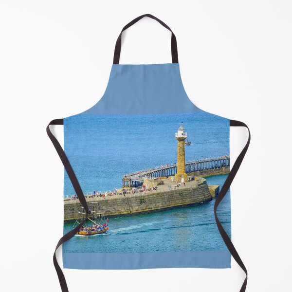 Item preview, Whitby Pier and Pirate Ship designed and sold by Alisonchambers2.