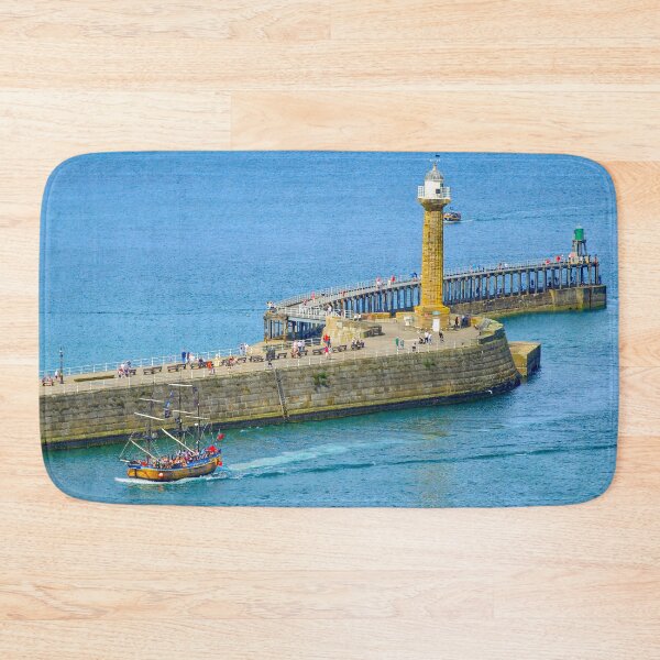 Item preview, Whitby Pier and Pirate Ship designed and sold by Alisonchambers2.