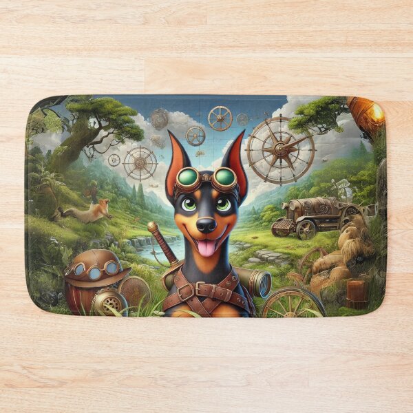 Item preview, Steampunk Doberman Pinscher designed and sold by Sillytoe.