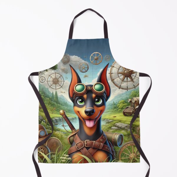 Item preview, Steampunk Doberman Pinscher designed and sold by Sillytoe.