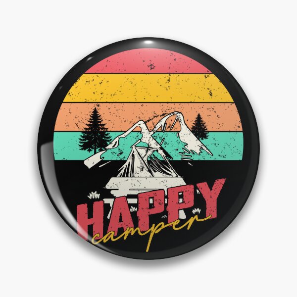 Artikelvorschau, Happy Camper – Design für Naturliebhaber und Abenteuerliebhaber entworfen und verkauft von PixelCraftBD.