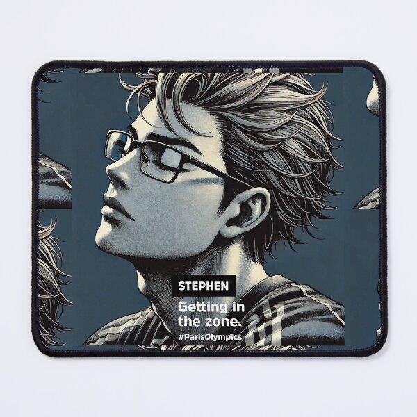 Item preview, Stephen getting in the zone. designed and sold by YOURTWIST.