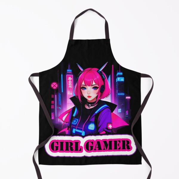 Item preview, Girl Gamer with Girl Gamer Words - Pink Hair designed and sold by Beachy.