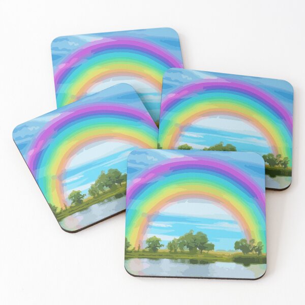 Item preview, Rainbow on the lake designed and sold by Simmikreative.