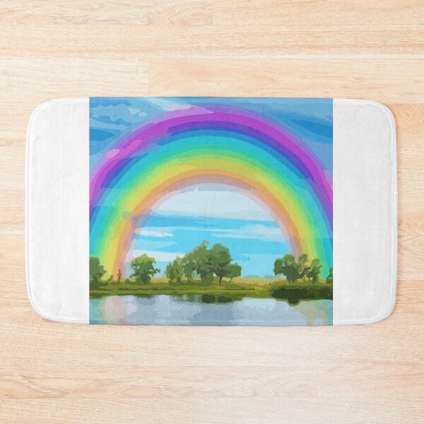 Item preview, Rainbow on the lake designed and sold by Simmikreative.