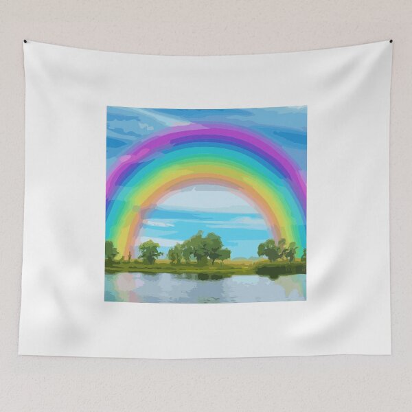 Item preview, Rainbow on the lake designed and sold by Simmikreative.