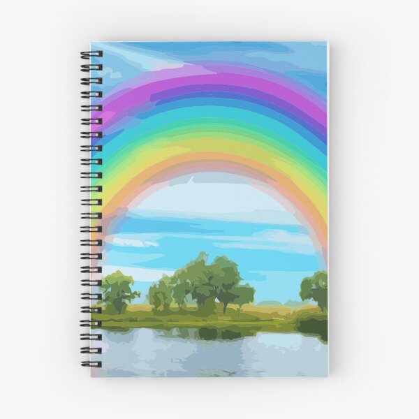Item preview, Rainbow on the lake designed and sold by Simmikreative.