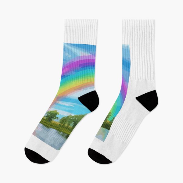 Item preview, Rainbow on the lake designed and sold by Simmikreative.