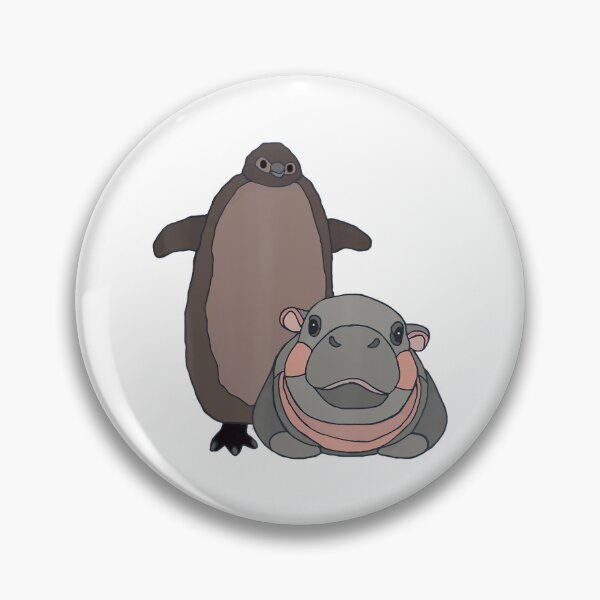 Item preview, Pesto The Penguin And Moo Deng The Baby Hippo Funny designed and sold by LoveMingle.