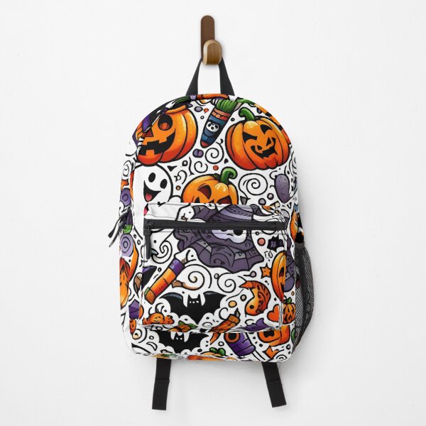 Item preview, Hand-Drawn Halloween Doodle Pattern designed and sold by Thai Vibe Studio.