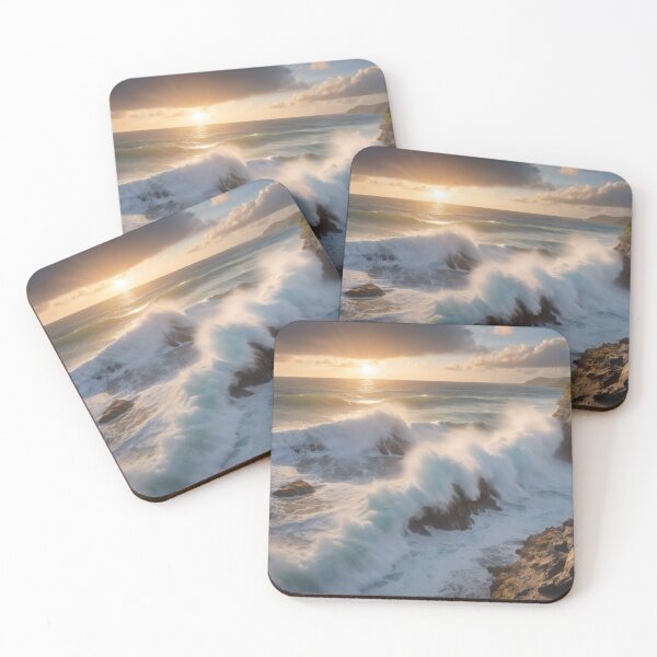 Item preview, Sunrise over the turbulent sea 02 designed and sold by I-HERE.